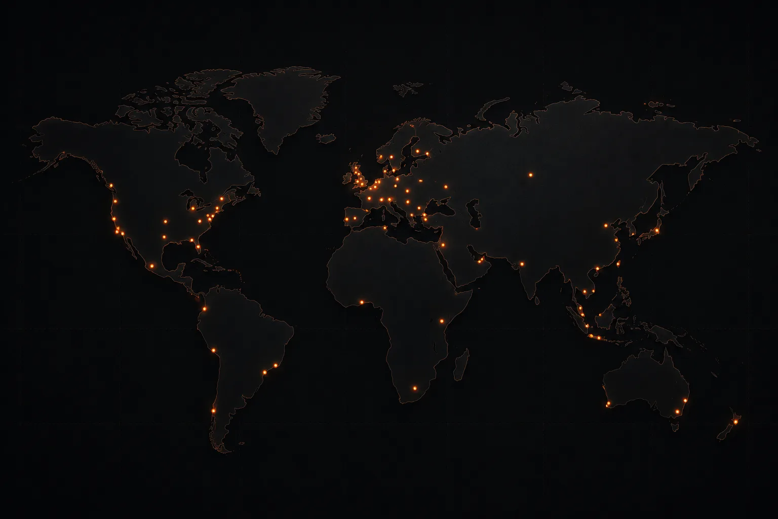 World crew network map