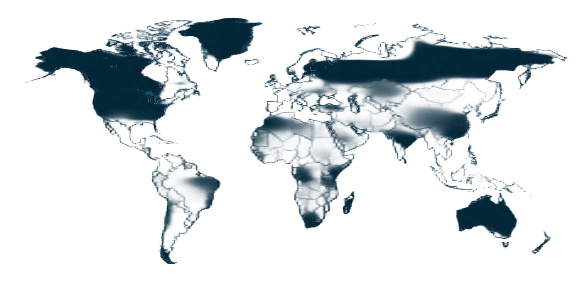 World map of production crew markets